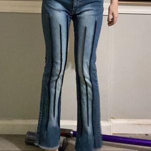 YMI flare low rise jeans